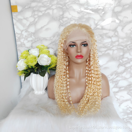 613 Blonde 13*4 Lace Wig Pre Plucked Hairline With Baby Hair 150% Density Brazilian Virgin Human Hair Wigs